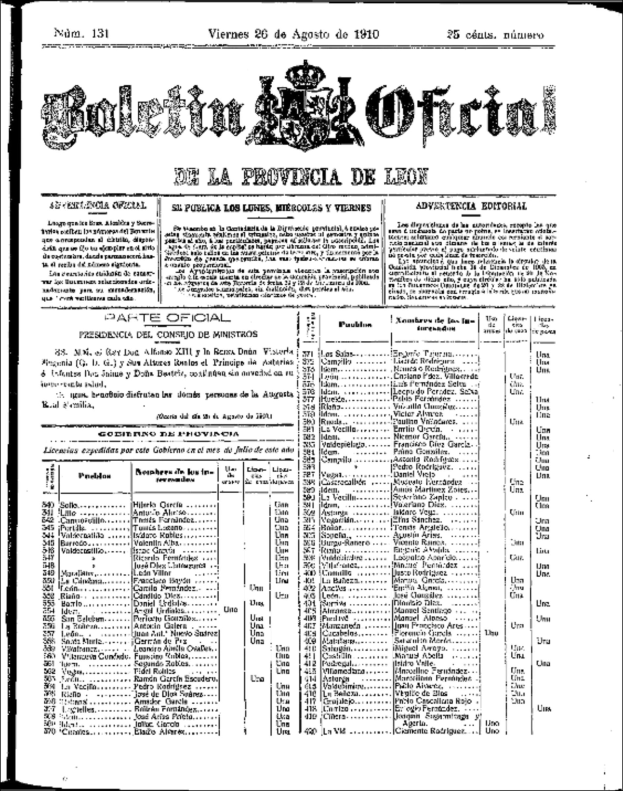 Schwarzes und weißes Foto einer Zeitungsseite mit einer Liste von Elementen, Text und einem Logo, wahrscheinlich eine Redaktion.