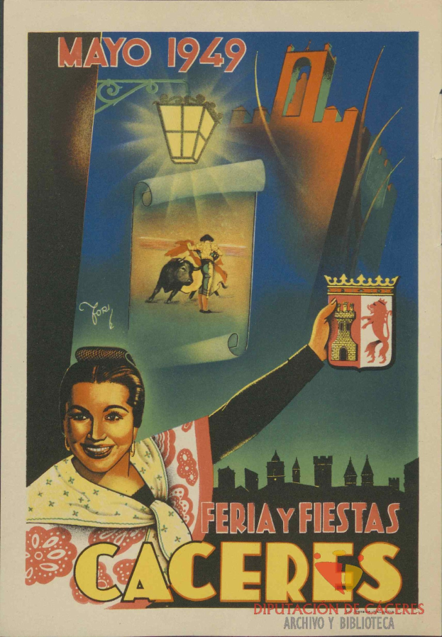 Plakat für ein mexikanisches Festival mit einer Frau mit menschlichem Gesicht und Text mit Veranstaltungdetails